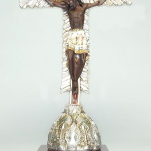 Estatua de el señor de los milagros de buga color original