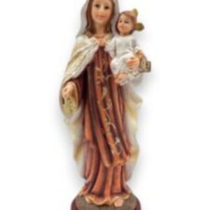 Estatua de la virgen del carmen color original